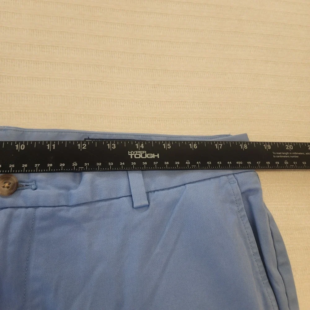 Vineyard Vines Breaker Pant Mens 36x32 Blue Chino Straight Leg Cotton Stretch - Picture 9 of 11